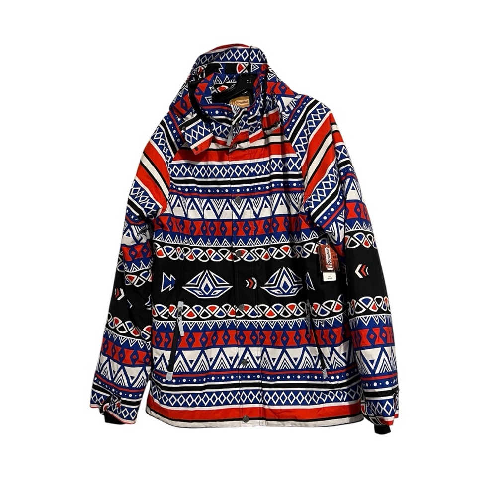 NWT Born In Brooklyn Bensonhurst Aztec Print Coat
